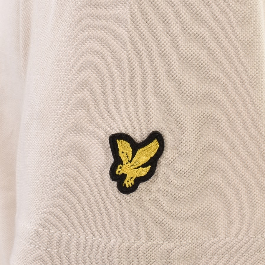 Lyle and scott discount yellow t shirt
