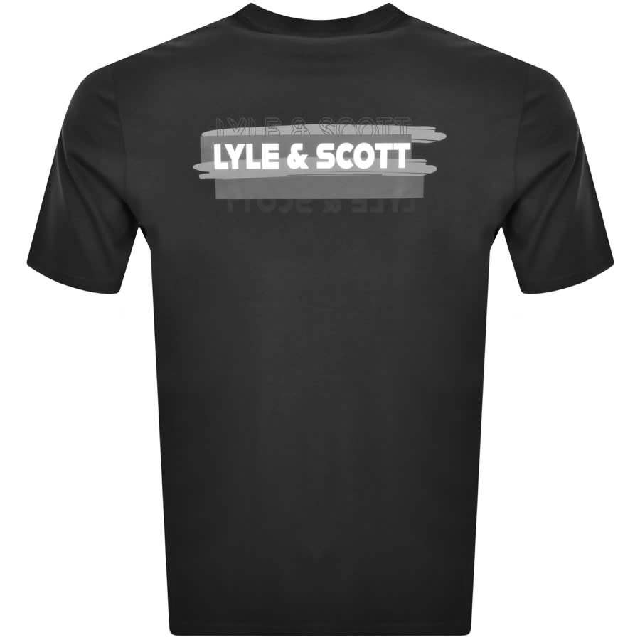 Lyle and scott black clearance t shirt