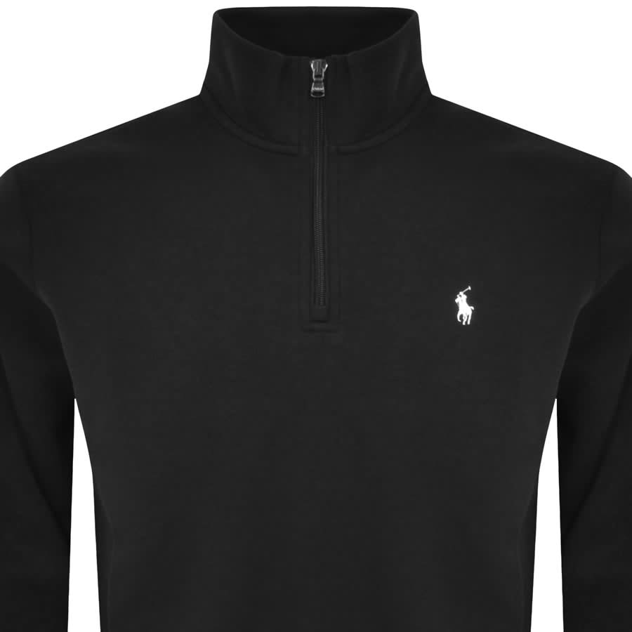 Ralph lauren half hotsell zip jumper black