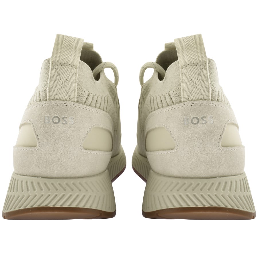 BOSS Titanium Runn Trainers White Mainline Menswear Canada