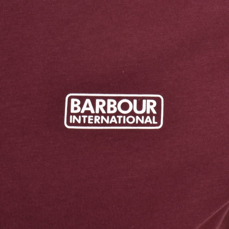 Red barbour t shirt online