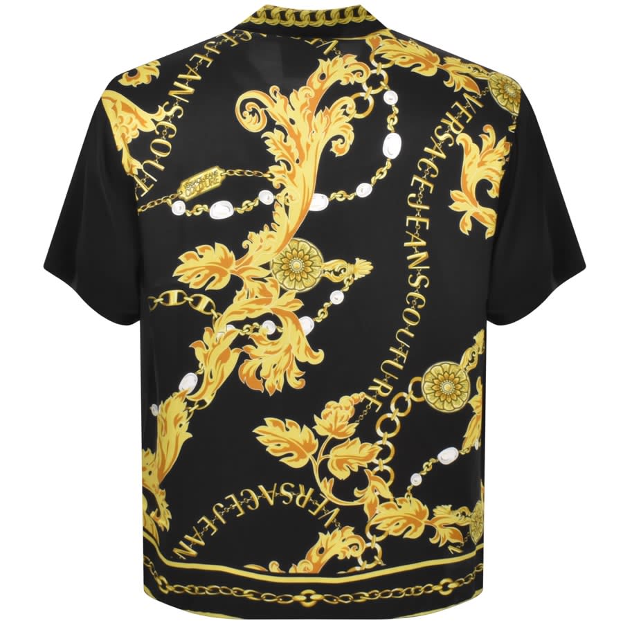 Versace Jeans Couture Short Sleeve Shirt Black Mainline Menswear