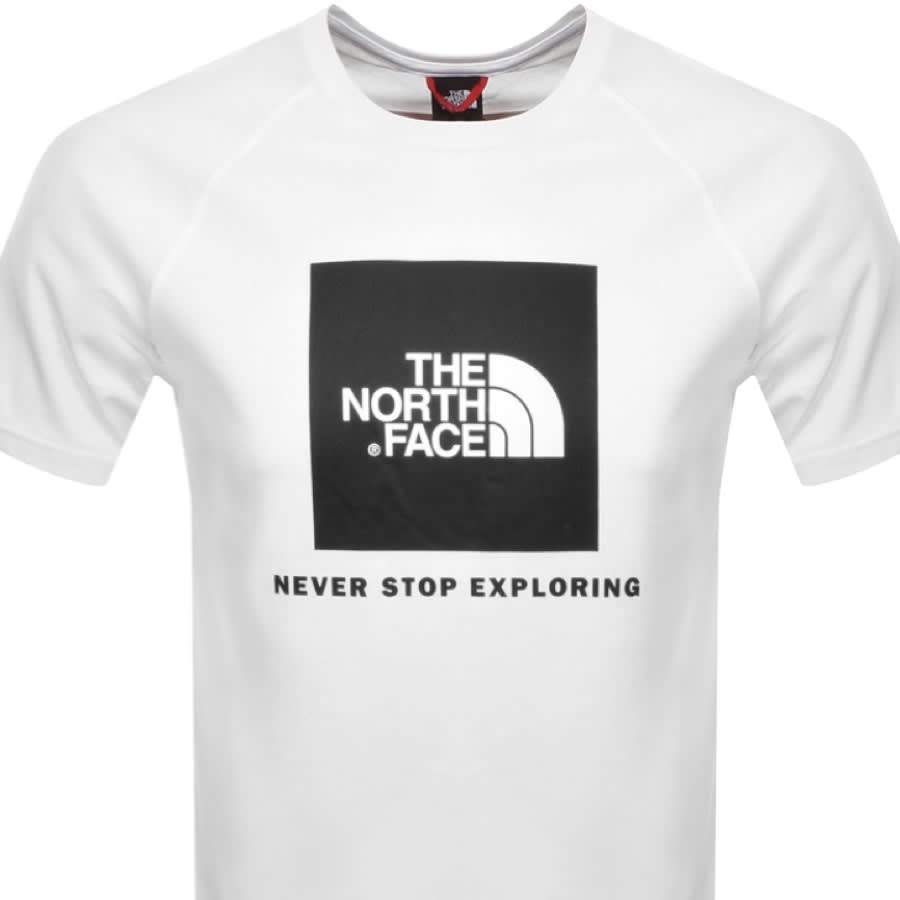 North face raglan red box best sale