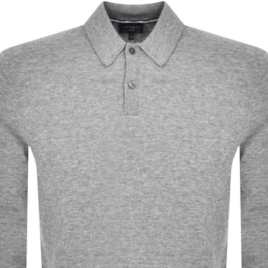 Ted baker long top sleeve polo shirt