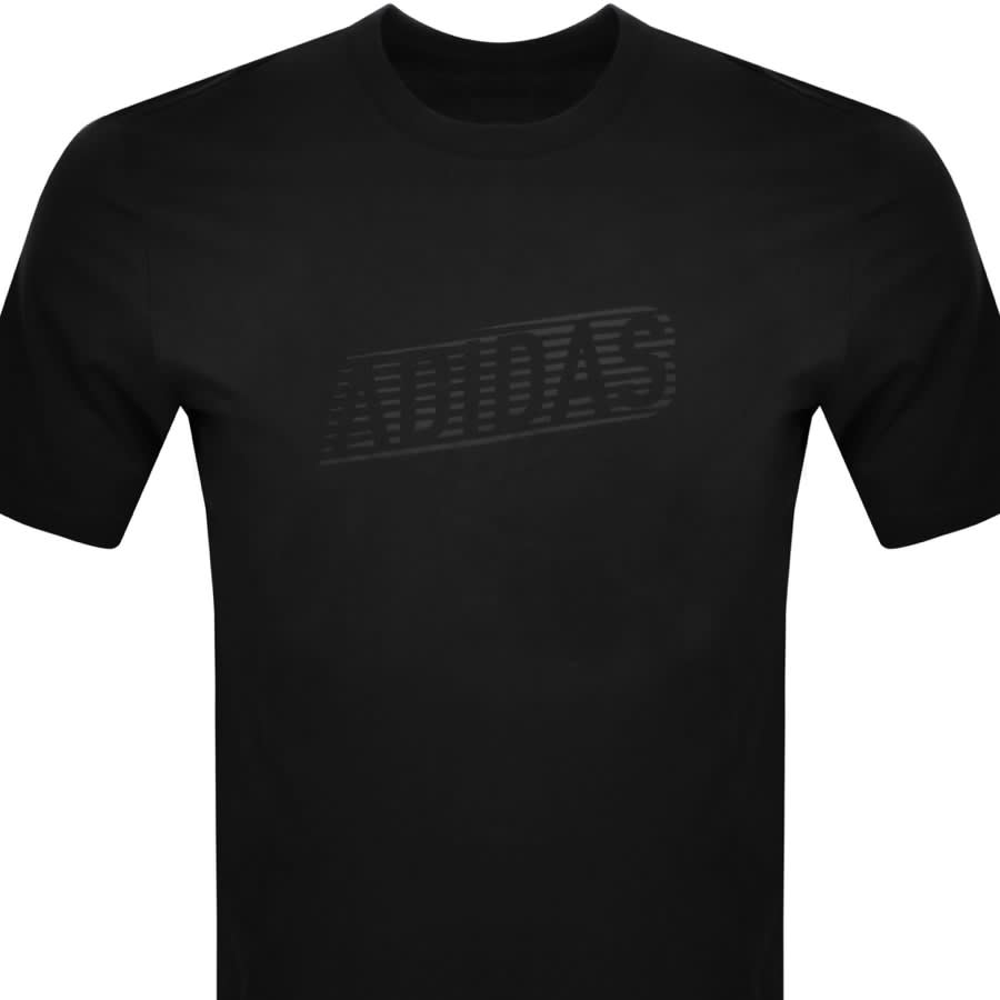 adidas Sportswear Logo T Shirt Black Mainline Menswear