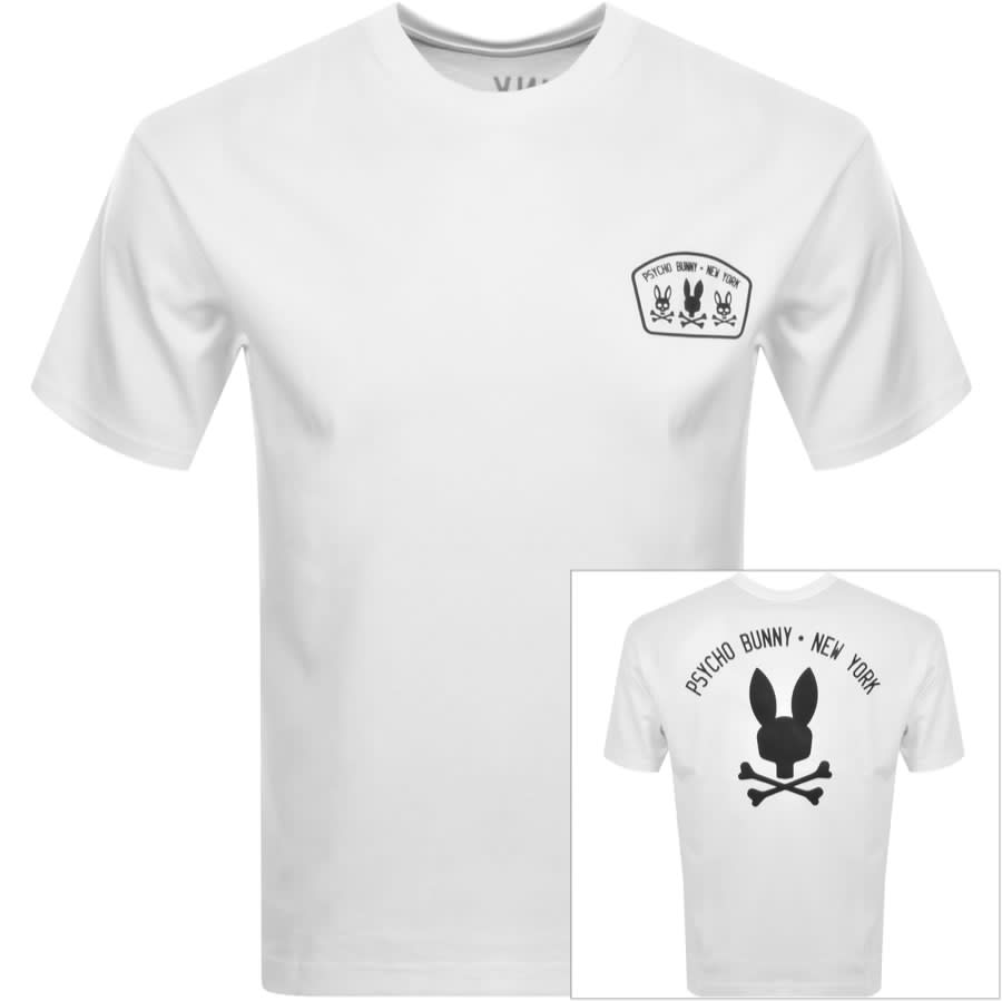 Psycho Bunny Lambert Graphic T Shirt White