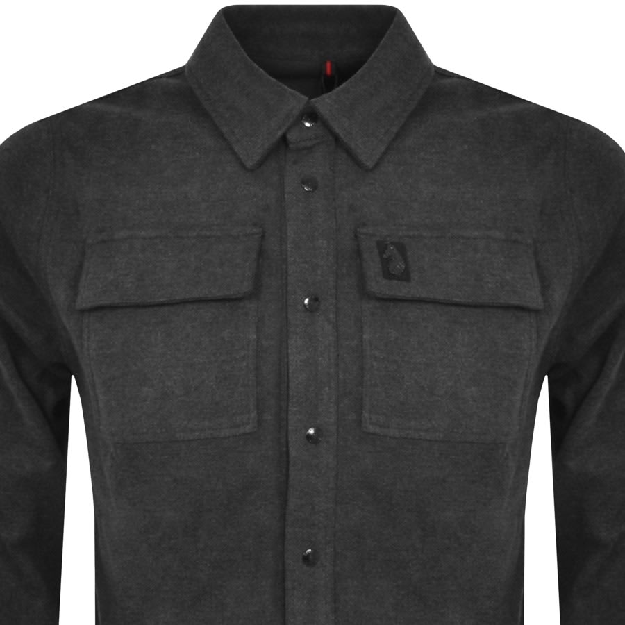 Luke 1977 Tweedie Overshirt Grey | Mainline Menswear