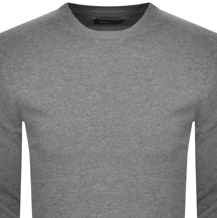 Replay Crew Neck Sweatshirt Grey Mainline Menswear Canada
