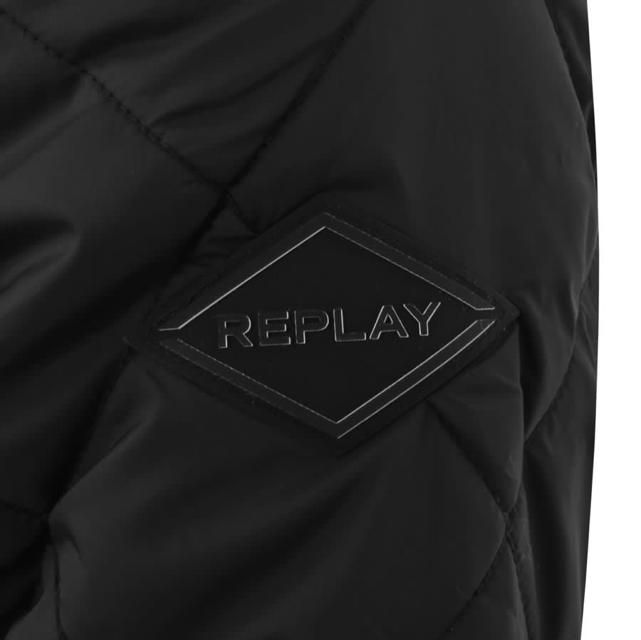 Replay Padded Jacket Black Mainline Menswear United States