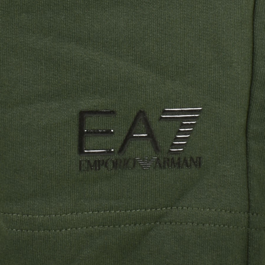 EA7 Emporio Armani Logo Shorts Green Mainline Menswear