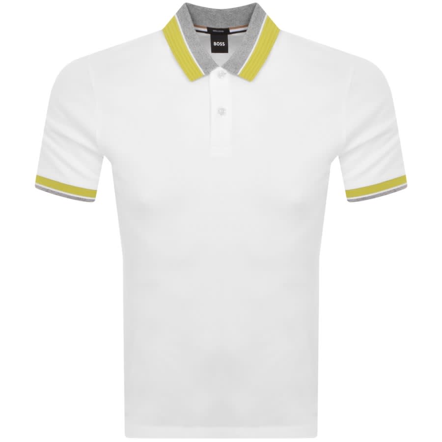 BOSS Parlay 200 Polo T Shirt White | Mainline Menswear