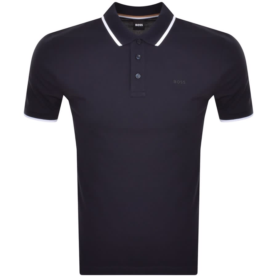 BOSS Parlay 190 Polo T Shirt Navy | Mainline Menswear