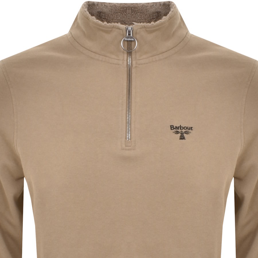 Barbour batten half top zip sweatshirt
