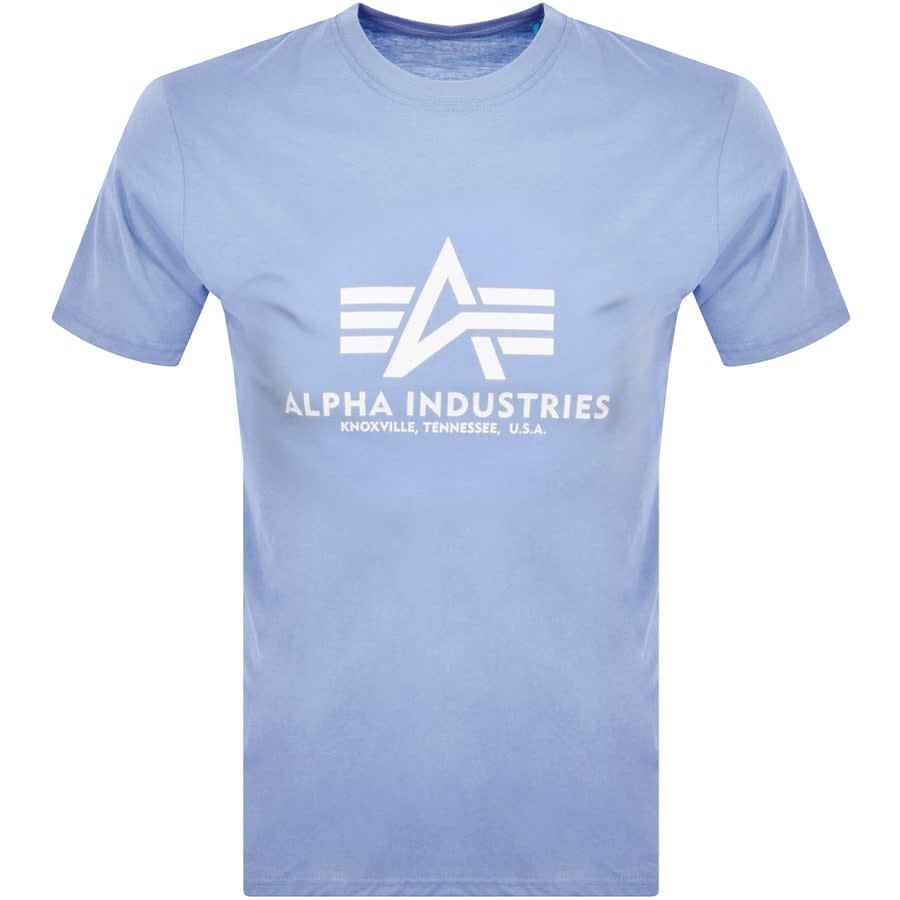 Menswear Industries Mainline Shirt Alpha Blue Logo States | United T