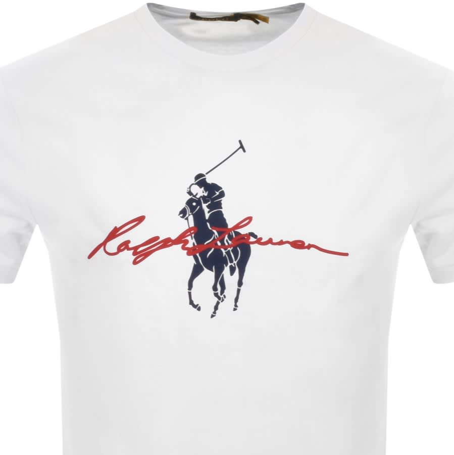 Ralph Lauren Logo T Shirt White | Mainline Menswear United States