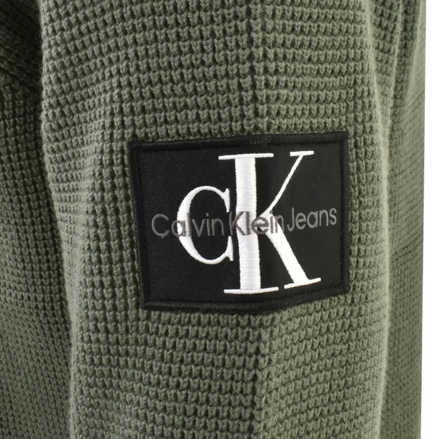 Calvin Klein Jeans Badge Easy Jumper Green Mainline Menswear