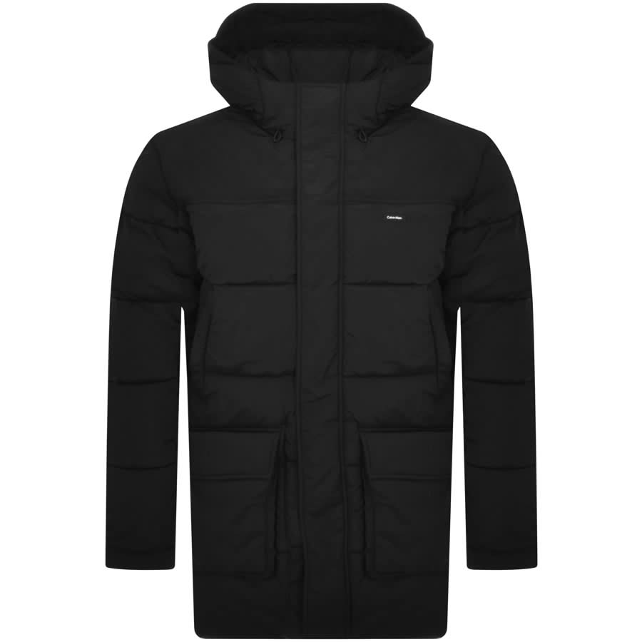Calvin Klein Crinkle Jacket Black Mainline Menswear Denmark