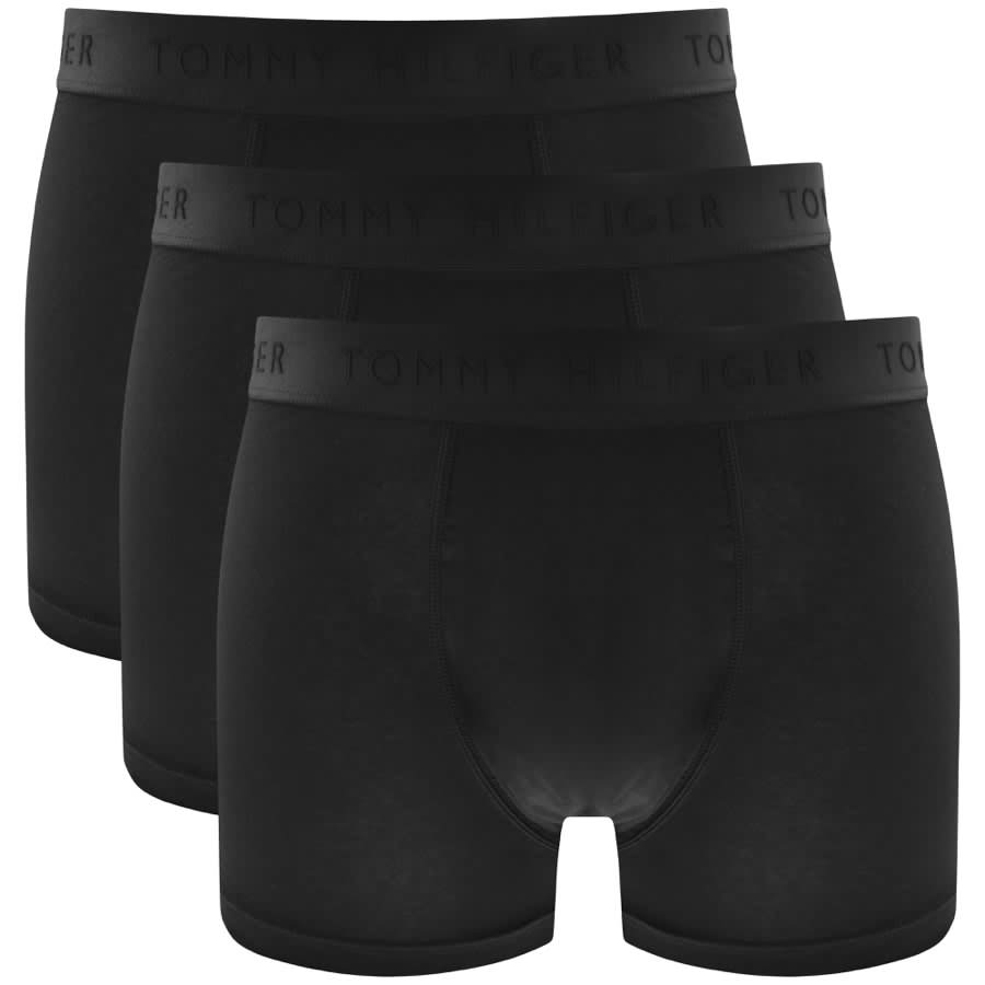 Tommy Hilfiger Underwear Three Pack Trunks Black | Mainline Menswear
