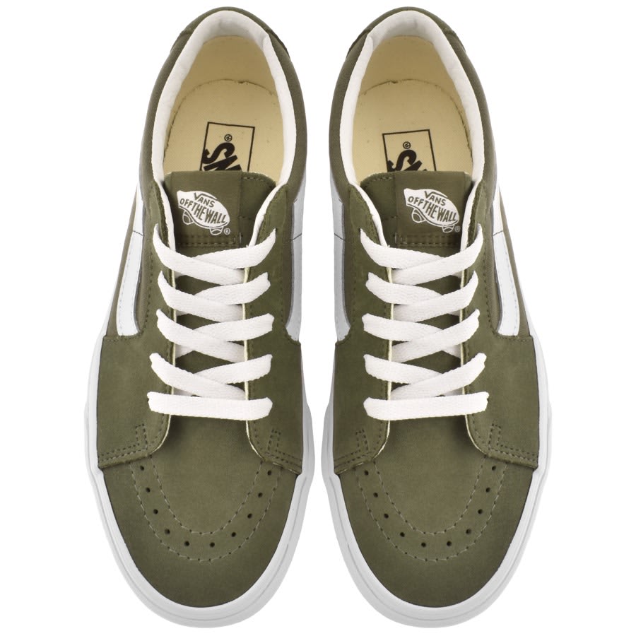 Vans Sk8 Low Canvas Trainers Green Mainline Menswear Ireland