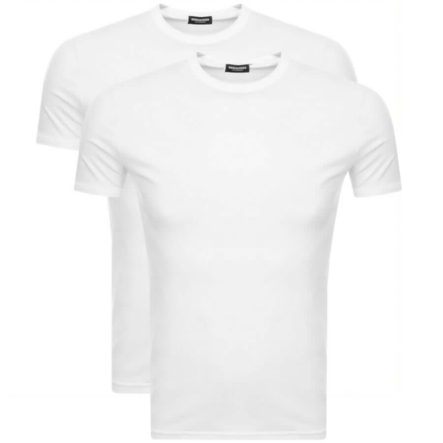 DSQUARED2 2 Pack T Shirts White Mainline Menswear