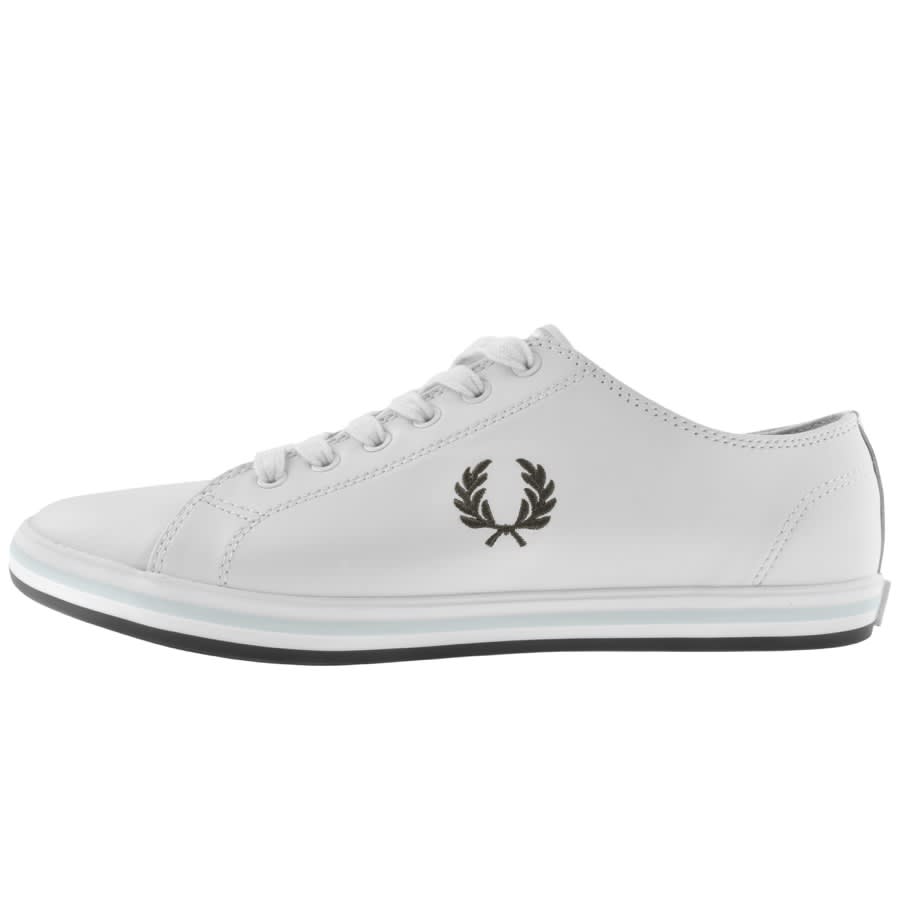 Fred Perry Kingston Leather Trainers White | Mainline Menswear