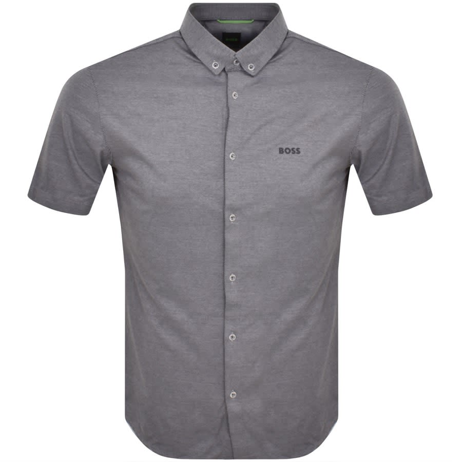 BOSS Biado R Short Sleeved Shirt Navy | Mainline Menswear