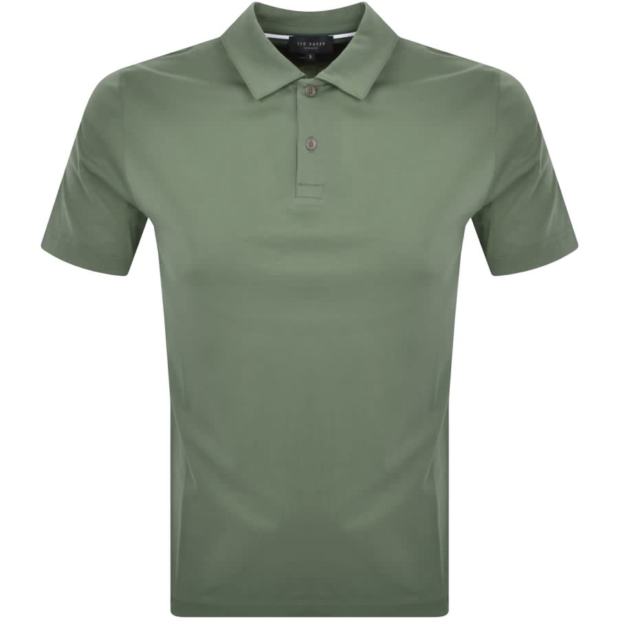 Ted Baker Zeither Polo T Shirt Khaki | Mainline Menswear