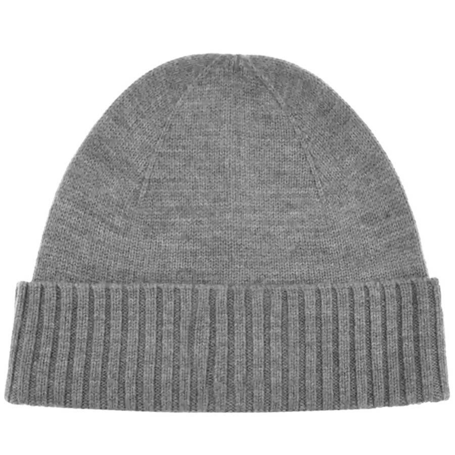Ralph Lauren Beanie Hat Grey Mainline Menswear United States