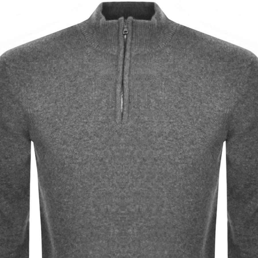 Paul And Shark Lambswool Knit Jumper Grey