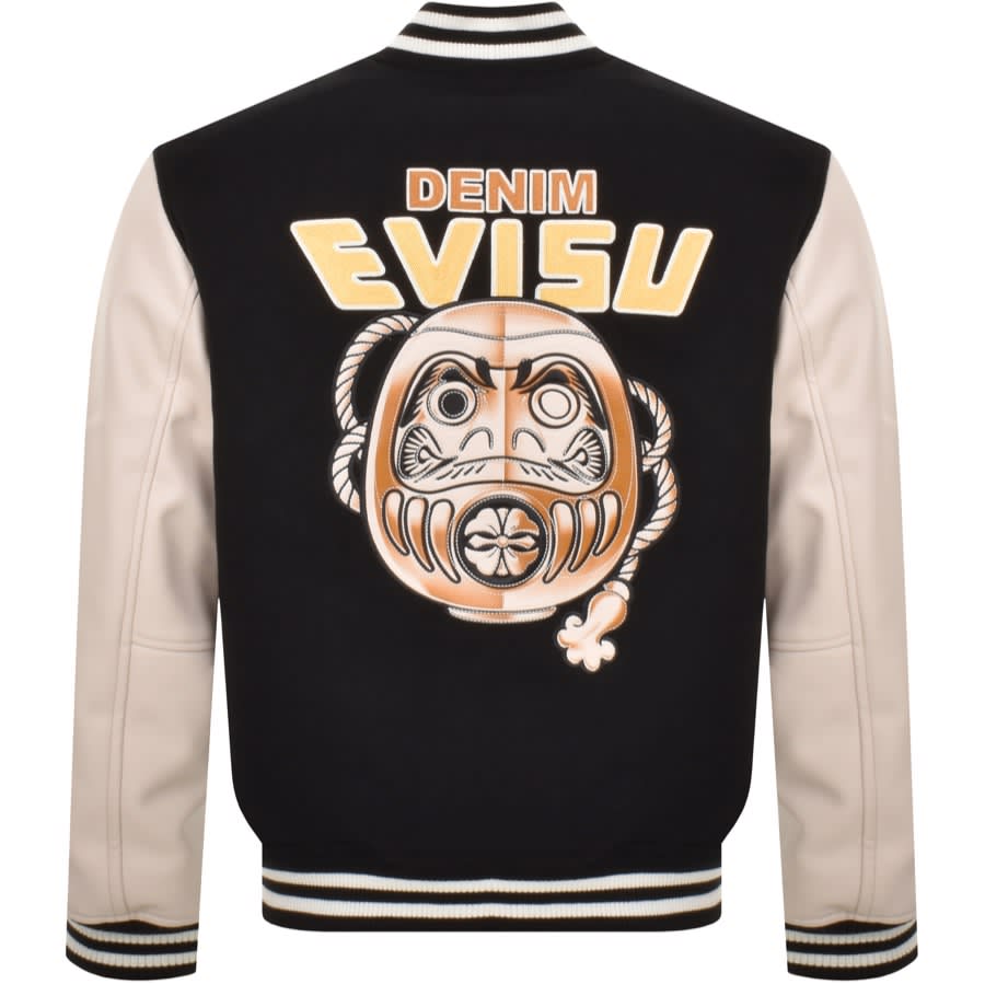 Evisu Varsity Jacket Black