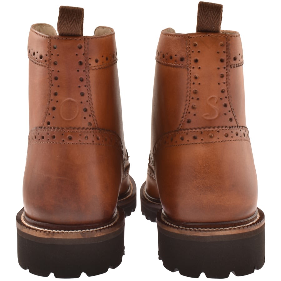 Oliver Sweeney Milbrook Brogue Boots Brown Mainline Menswear