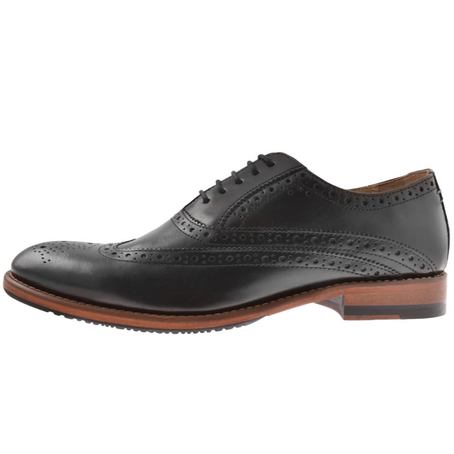 Oliver Sweeney Ledwell Brogue Shoes Black | Mainline Menswear