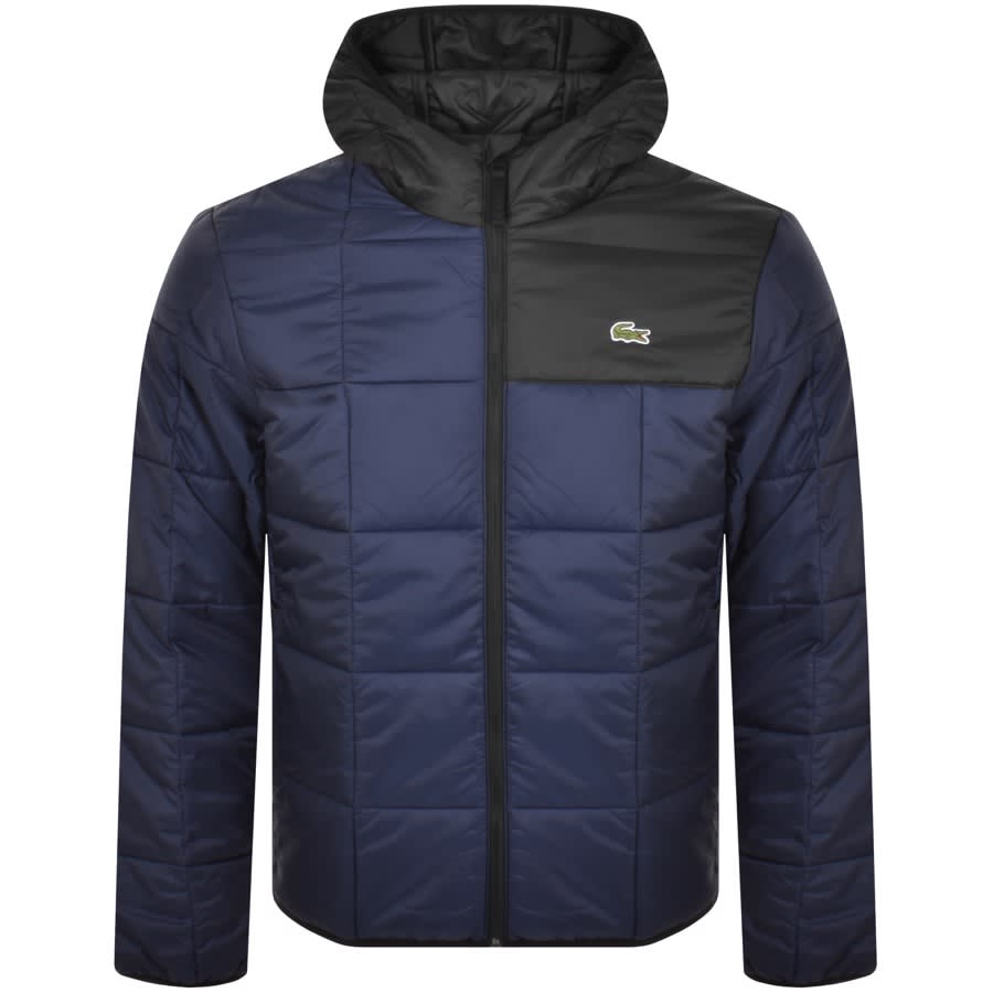 Lacoste Quilted Jacket Navy | Mainline Menswear