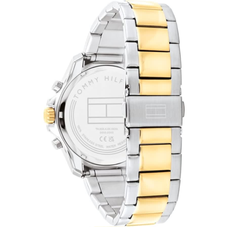 Tommy hilfiger deals silver gold watch
