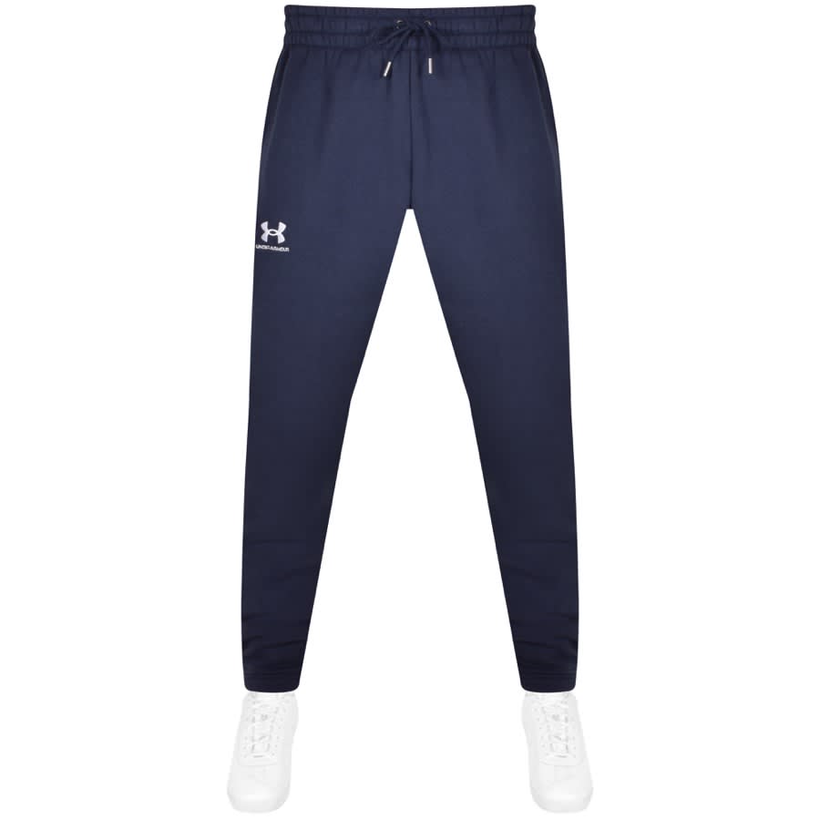 Under Armour Essential Script joggers in navy