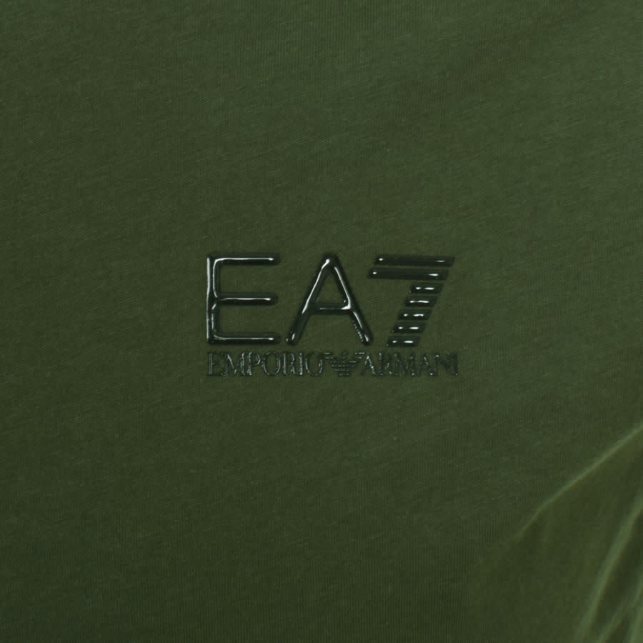 Ea7 green t shirt cheap