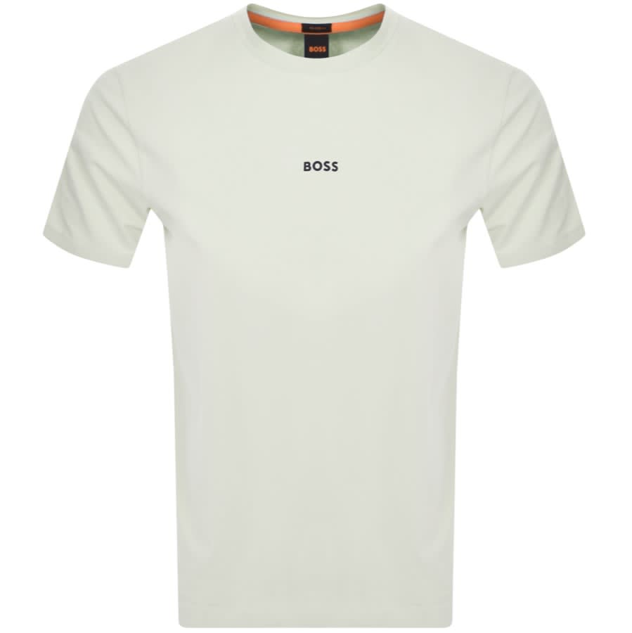 BOSS TChup Logo T Shirt Grey | Mainline Menswear