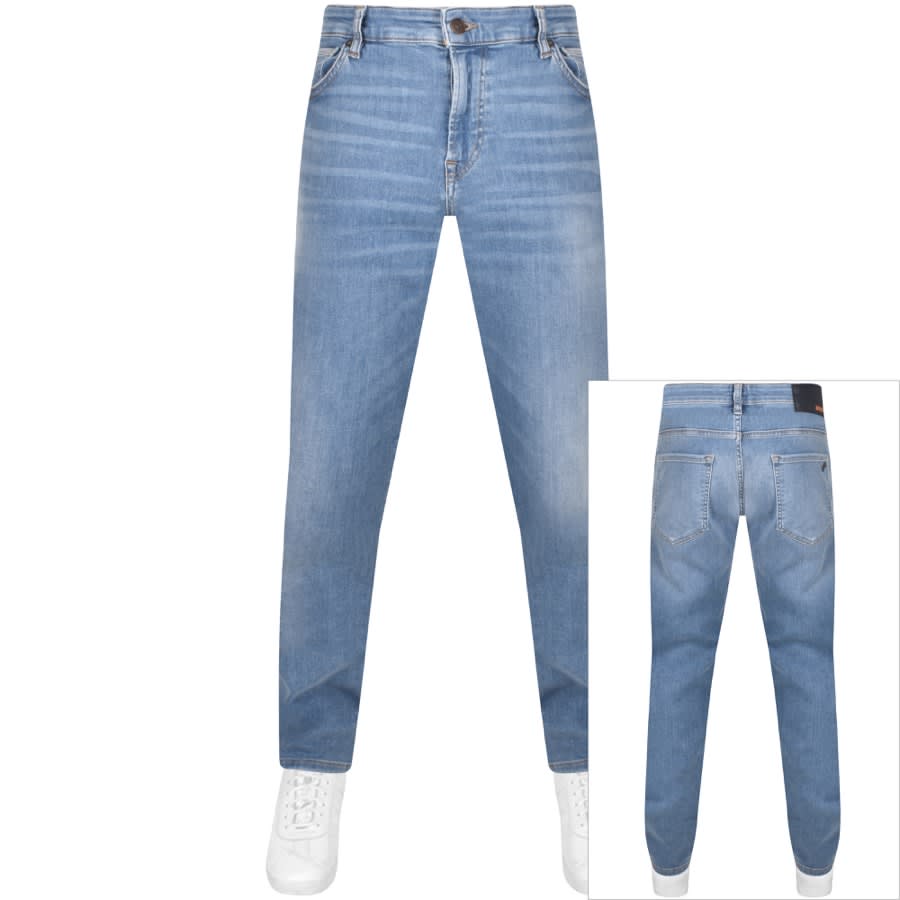 BOSS Maine Fit Jeans Blue | Mainline Menswear United States