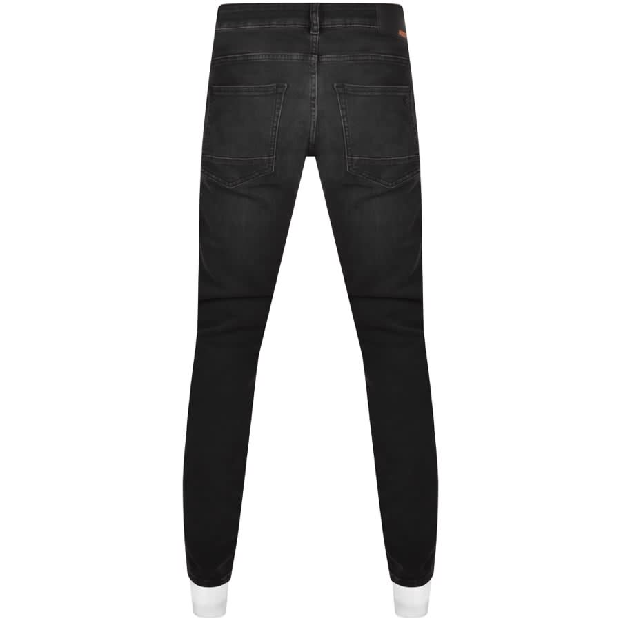 Mens slim fit black jeans sales uk