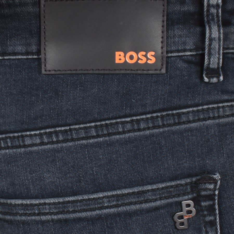 BOSS Delaware Slim Fit Jeans Navy Mainline Menswear Canada