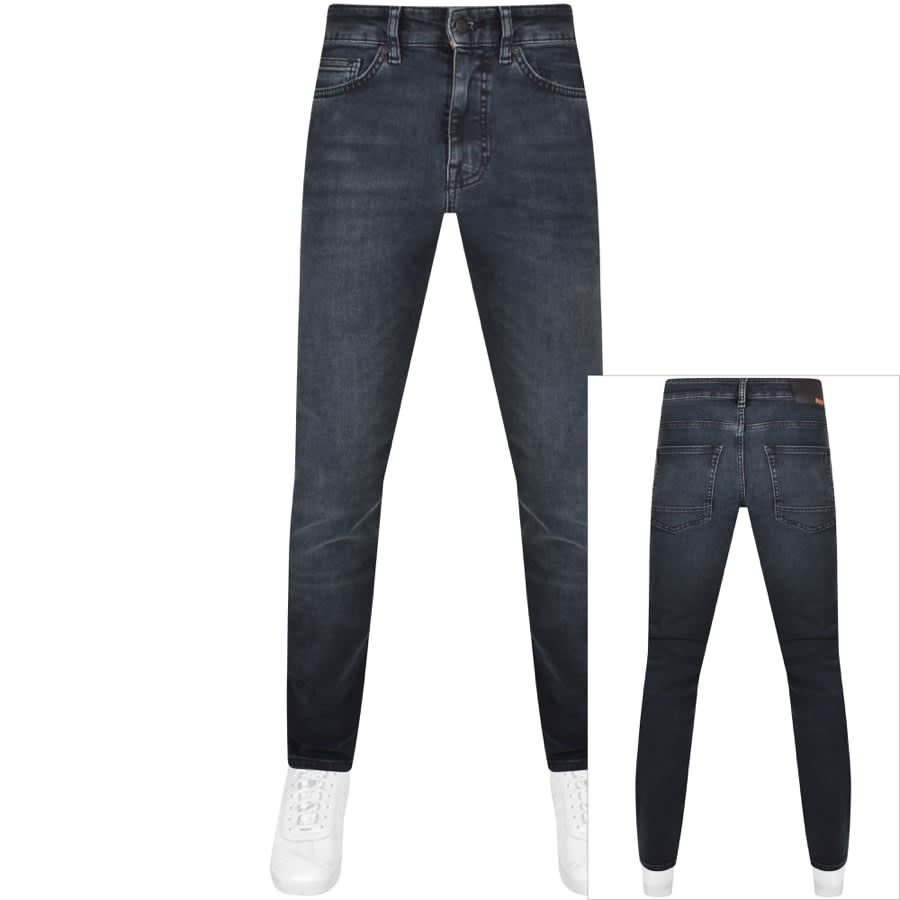 BOSS Fit Jeans Navy | Mainline Menswear United States