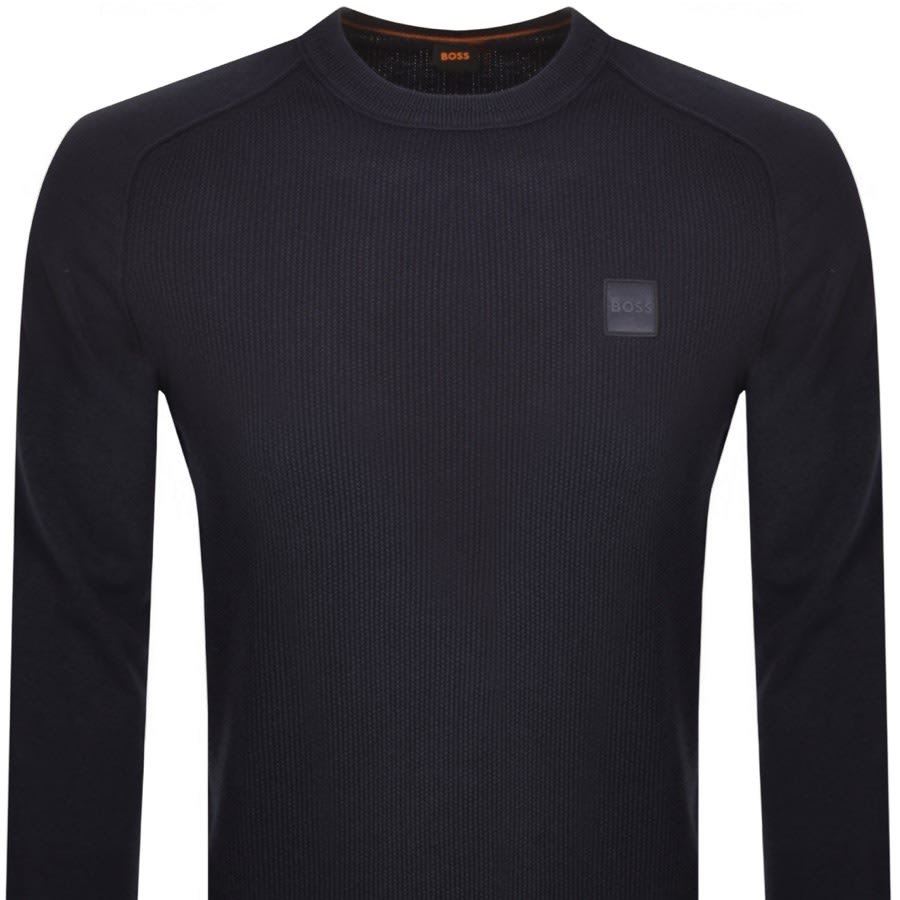 Mens navy sales hugo boss jumper