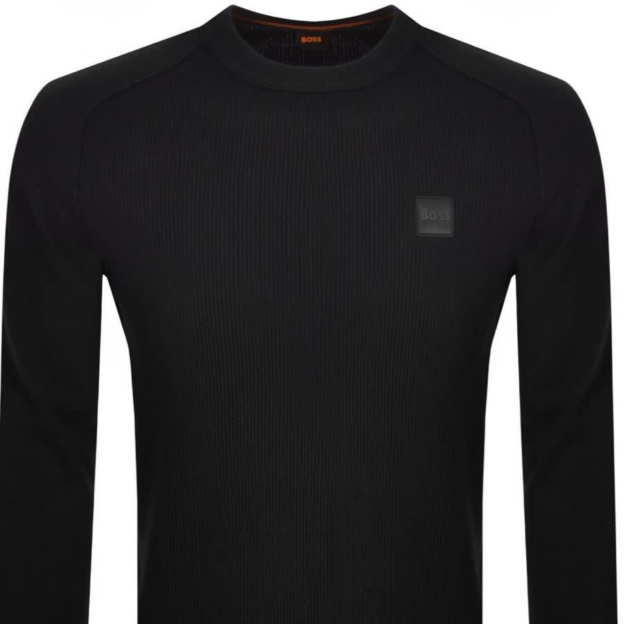 Black jumper mens hugo boss deals