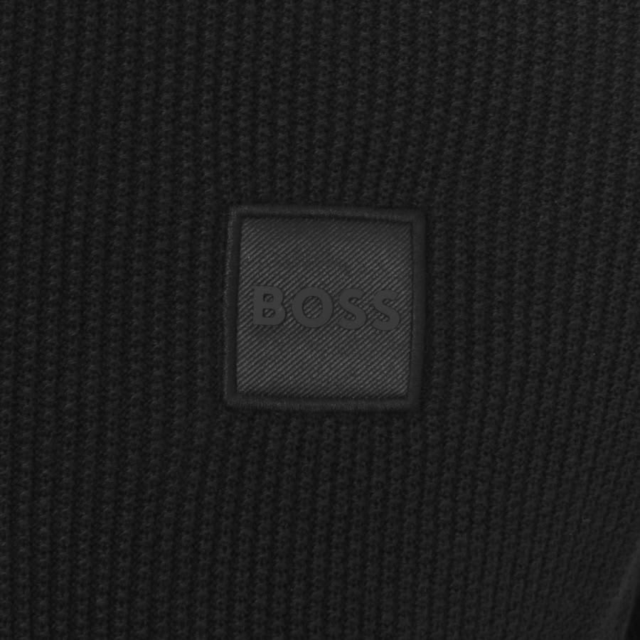 Boss jumper black best sale