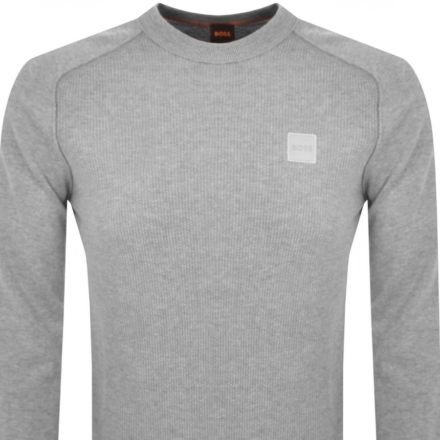 Grey hugo boss jumper top