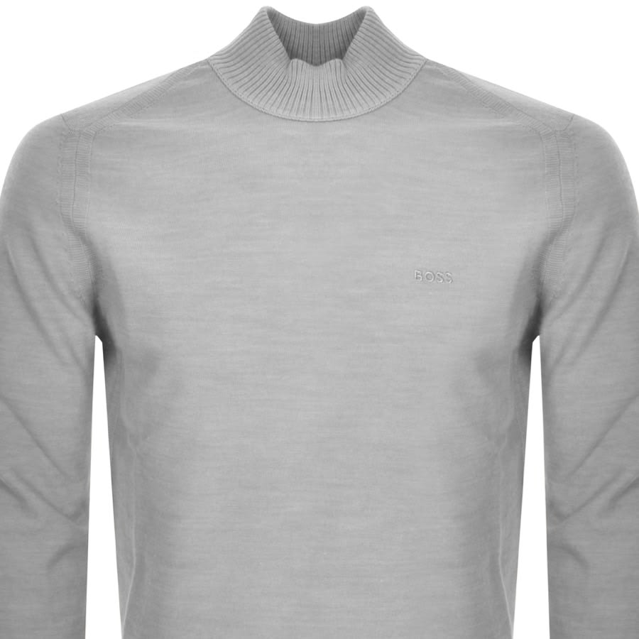 Grey cheap boss jumper