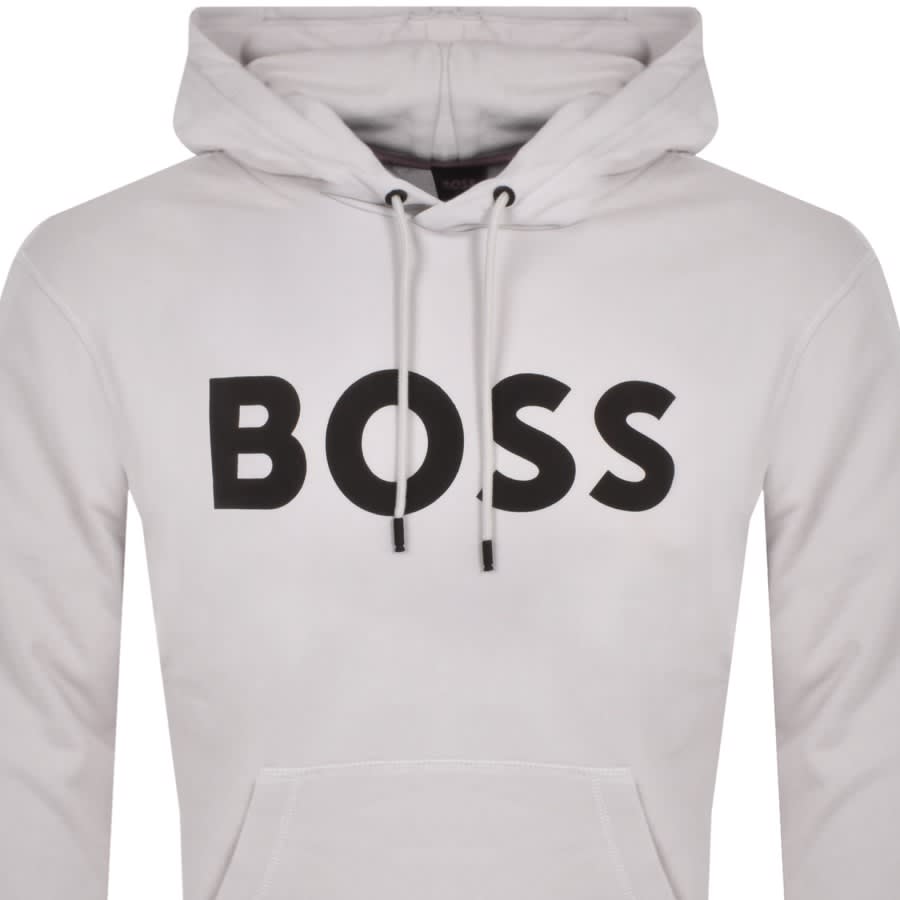 BOSS We Basic Logo Hoodie Grey Mainline Menswear Canada