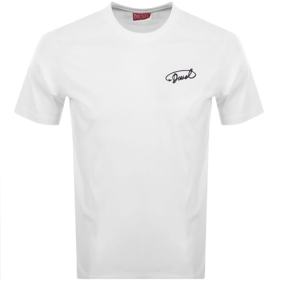 Diesel white shirt sales