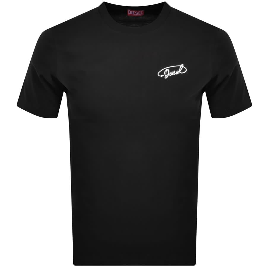 Diesel T Diegor L13 T Shirt Black | Mainline Menswear