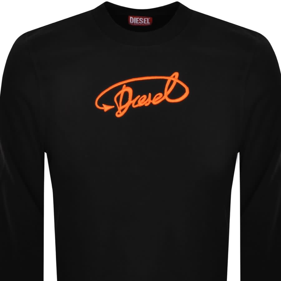 Diesel best sale black sweatshirt